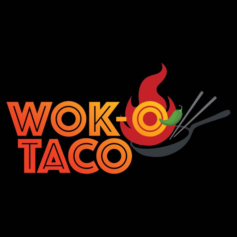 Wok O Taco Logo Black