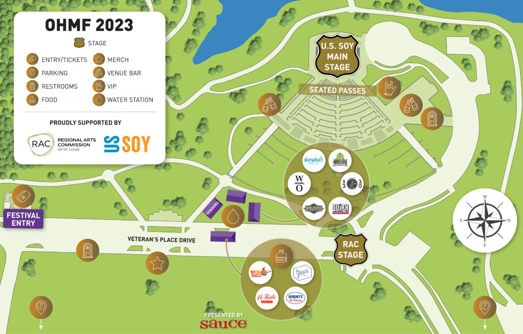Open Highway Festival Map 2023